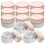 12 Pcs Plastic Refillable Cosmetic Jars With Lids 5
