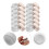 12 Pcs Plastic Refillable Cosmetic Jars With Lids 6