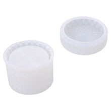 1Pc White Silicone Storage Container Mold DIY Craft Box Easy Demold