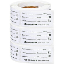 Food Labels for Catering Food Best Before Date Labels Removable Freezer Labels 1 x 2 Inch Easy Peel Safe Date Sticker
