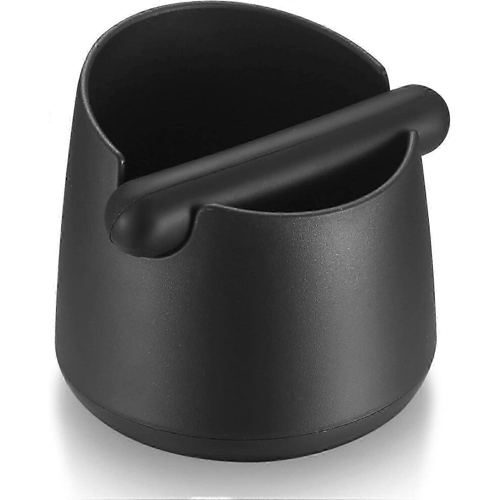 Coffee canister, coffee grounds container with removable knock bar for coffee grounds collector