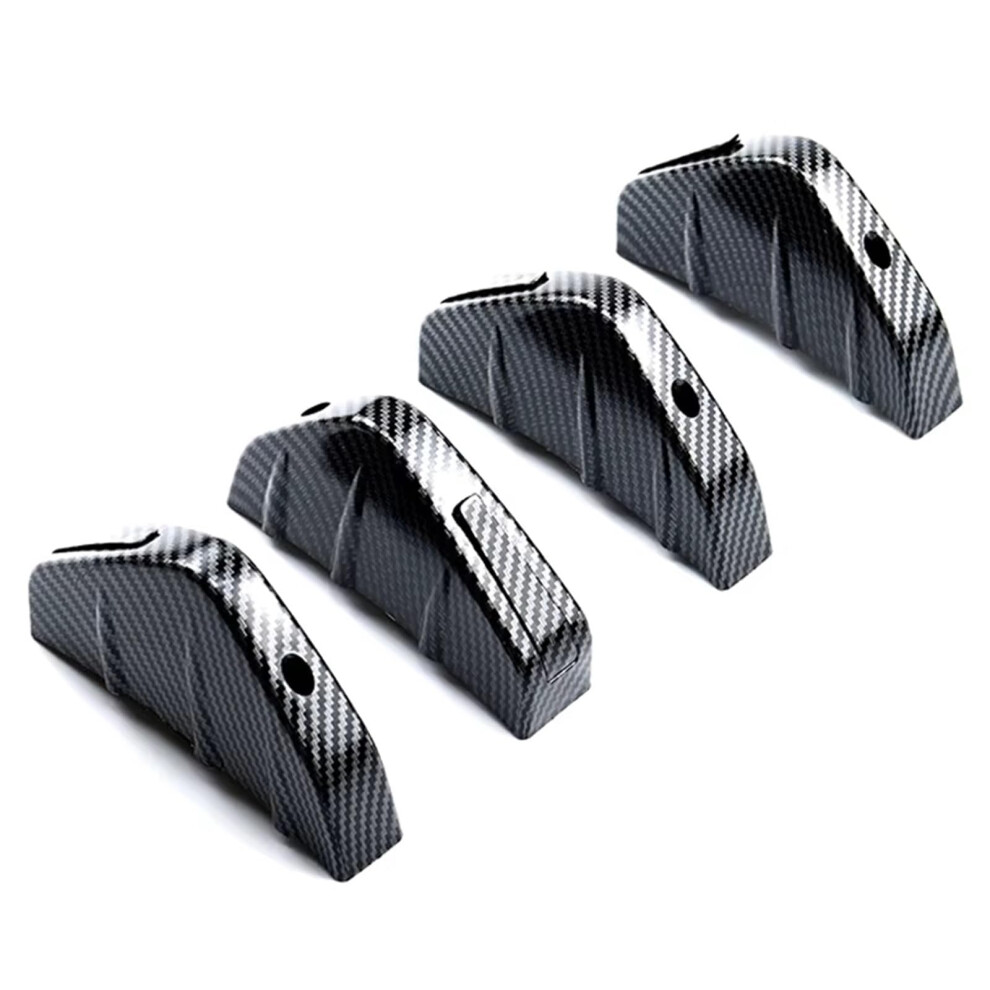 Car Rear Trunk Spoiler Universal 1Set Modified Rear Bumper Diffuser Spoiler Anti Collision Car Styling Type 4 9354506947590