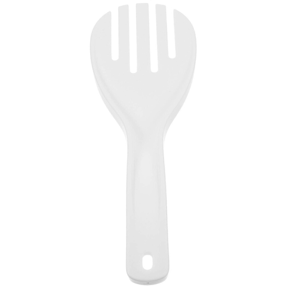 Pcs Plastic Rice Spoons, Thick, Durable and Lightweight, for Home, Restaurant or Hotel (White)