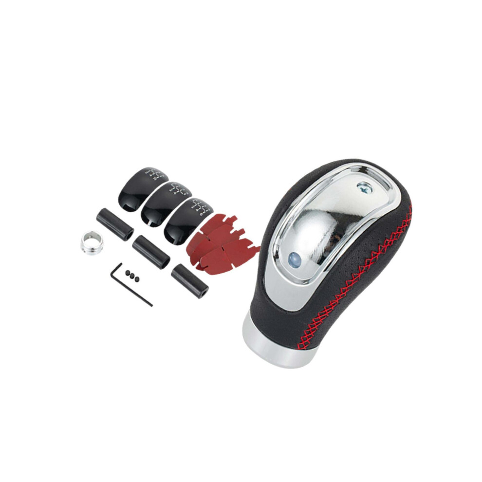 (Black Red Line, 95 x 5cm) Universal Gear Shifter Knobs Compatible with Most Manual Cars-image-OPC-PKRJ25W-NEW