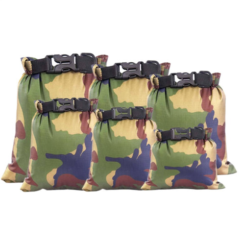 Waterproof Bag for Kayaking Camouflage Pattern Dry Bag Lightweight Heavy-Duty Backpack