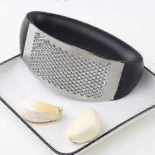 Steel Garlic Press - Black - RIpj 2