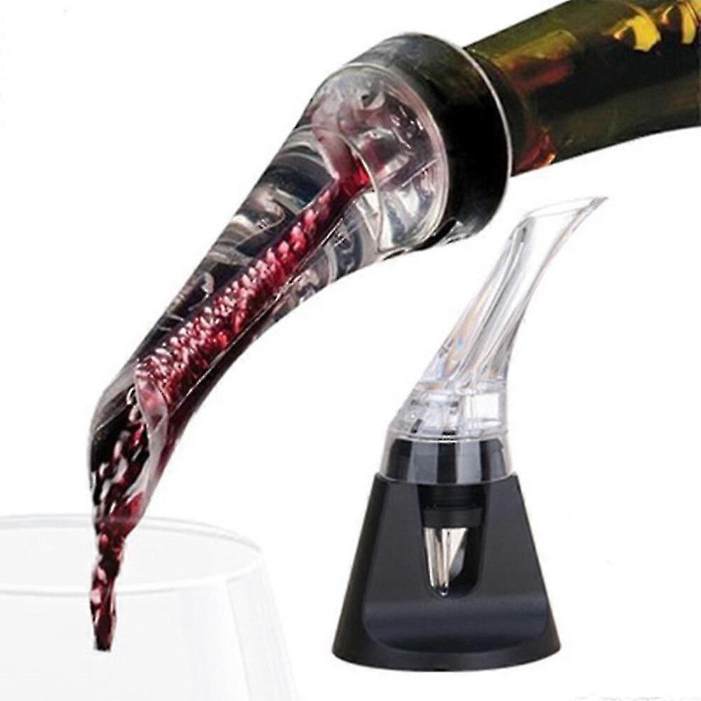 Drip-free wine decanter with pouring spout, for instant wine, perfect gift for wine lovers