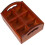 6Compartiments Boîte De Rangement Bois Massif Pour Accessoires Cuisine 11