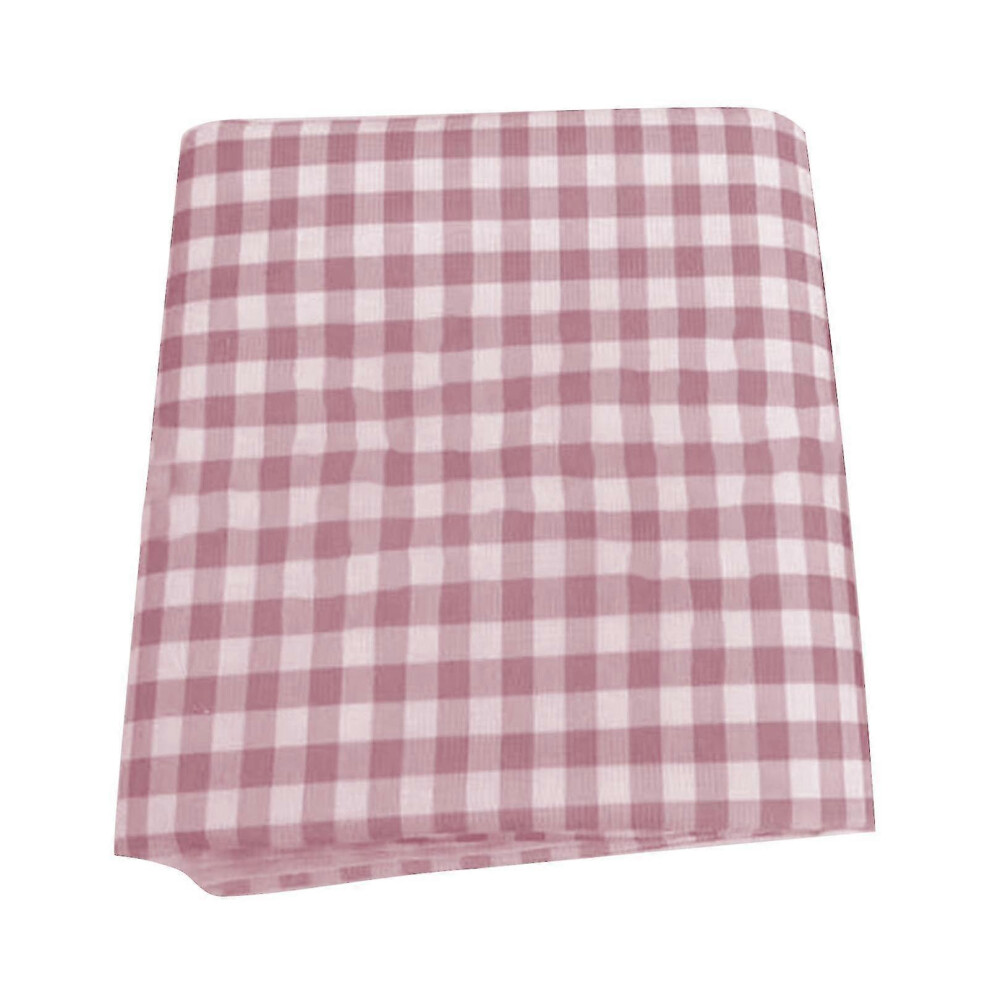 (M-Rose) Multipurpose Checkered Tablecloth, Dustproof and Stain Resistant, for Home, Cafes, Restaurants, QingHai