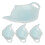 4pcs ceramic tea bag holder saucers shaped like teapots 1