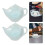 4pcs ceramic tea bag holder saucers shaped like teapots 11