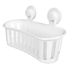 1Pc Wall-Mounted Storage Rack Bathroom Basket Multi-Functional Shelf