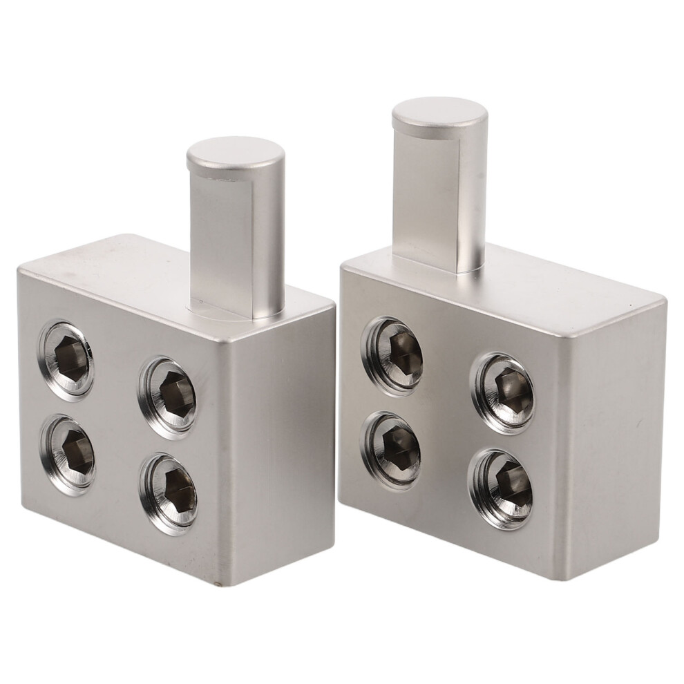 2Pcs Car Alloy Audio Distribution Block For Automotive Stereo System 3301131232009