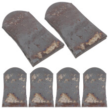 6pcs hoe head replacement 7.3mm thick 2.3x1.5 inch