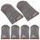 6pcs hoe head replacement 7.3mm thick 2.3x1.5 inch 1