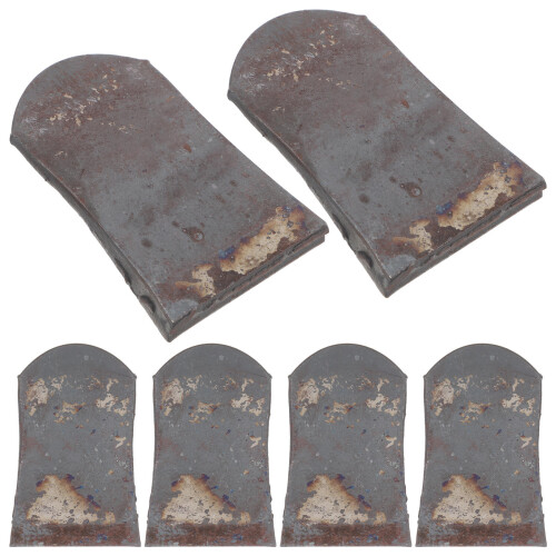 6pcs hoe head replacement 7.3mm thick 2.3x1.5 inch