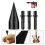 45mm steel wood splitting cone firewood drill bit with handle 8