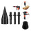 45mm steel wood splitting cone firewood drill bit with handle 2