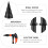 45mm steel wood splitting cone firewood drill bit with handle 10