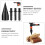 45mm steel wood splitting cone firewood drill bit with handle 6