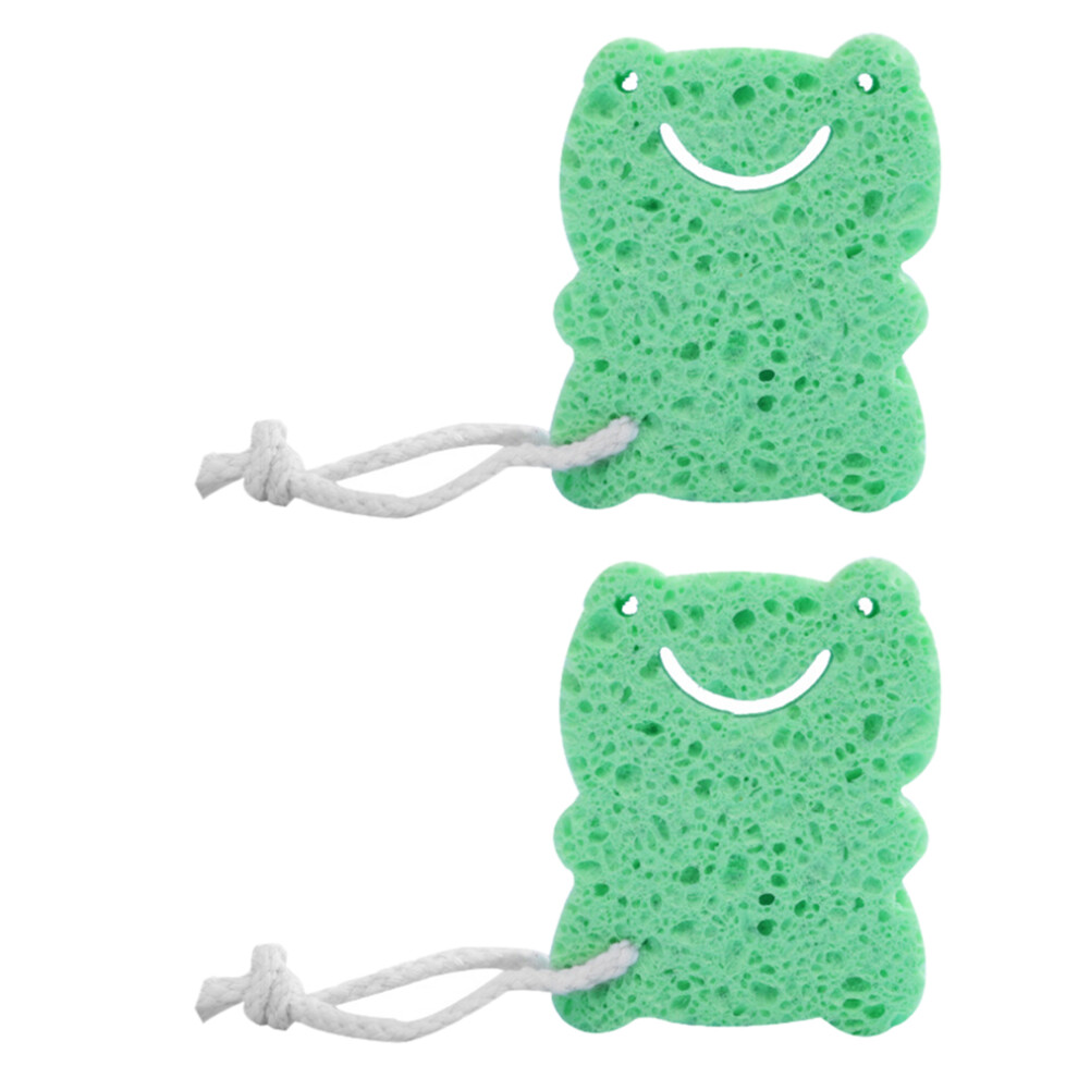 2Pcs Bath Sponges For Infants Villcase