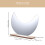 wooden tabletop makeup mirror moon style desktop irregular 2