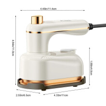 Fer à repasser vapeur générique pour vêtements, mini fer à repasser vapeur portable et pliable pour