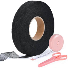 Ruban thermocollant pour ourlets - 19 mm x 64 m - Sans couture - Ruban adhésif pour ourlets en tissu