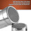 Stainless Steel Chocolate Shaker with Lid, 2 Pieces 2