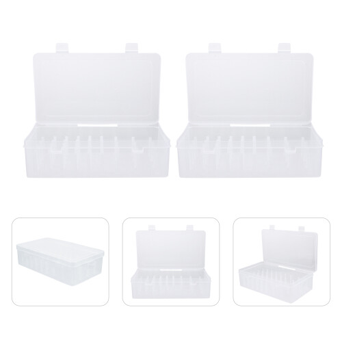2pcs large capacity sewing thread holder boxes for spools organizer 2
