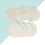 10pcs 3-layer bamboo fiber reusable makeup remover pads 7