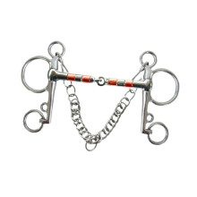 Horse Bit Mouthpiece Training Bit For Horses H-Shape Full Cheek Snaffle Stainless Steel 127 mm