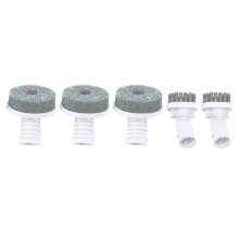 Lot de 5 tĂŞtes de brosse de rechange pour aspirateur vapeur portatif Deerma ZQ600 ZQ610 - TĂŞtes pour