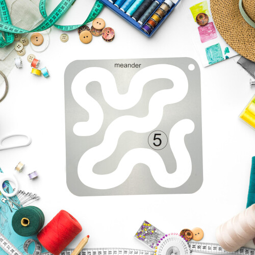 multifunctioneel naaisjabloon met holle design voor patchwork 1