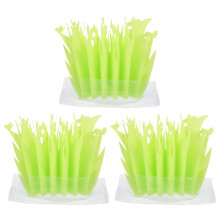 3pcs reptile tank humidifier decorative fake plants terrarium decor