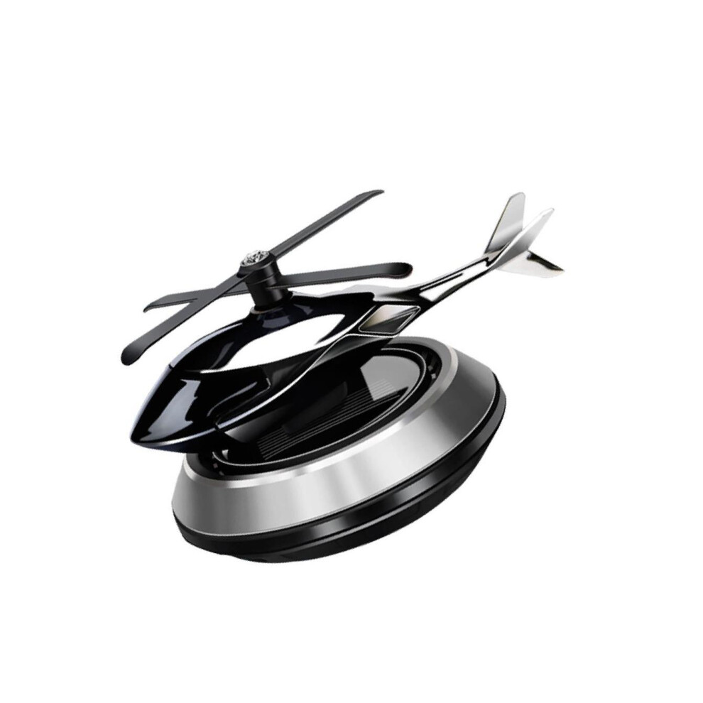 (Silver) Solar Powered Car Air Freshener Aroma Diffuser Refreshing Fragrance-image-OPC-PKRJQTH-NEW