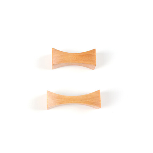 4Pièces Repose Couverts Bois Bamboo Khaki Pour Table De Repas 2