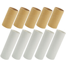 20pcs diy paper tubes for kids arts and crafts, round roll tubes