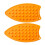 Mini-Bügelunterlage aus Silikon, hitzebeständig, tragbarer Bügelständer, Orange 1