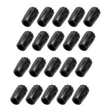 Antiskid Hiking Poles Caps Replacement Rubber Tips for Walking Pad, 20 Pack, Reinforced, Trekking Poles And Hiking Sticks