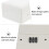 key cabinet lock box wall mounted password key case security organizer 10
