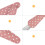 2Pcs Scissor Protectors Pink Dot Design Durable Shear Covers 7
