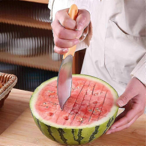 Pack Stainless Steel Multi-Function Slicer, Multi-Purpose Mango Slicer, Carving Spoon - Ri 1