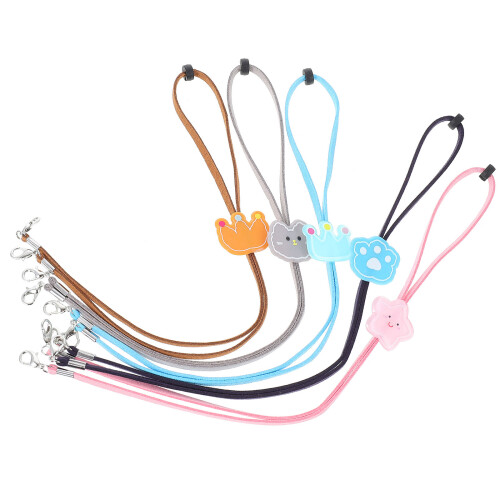 5Pièces Sangles Enfants Cuir Synthétique Ajustables Assortiment