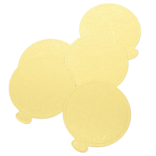 100 papier tortenportionierplatten cake boards gold 2