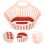Hand Basket Fruit Vegetable Plastic Storage Bin Handheld Cleaning 4