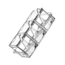 clear acrylic spice seasoning boxes set for kitchen home use