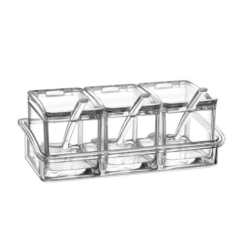 clear acrylic spice seasoning boxes set for kitchen home use 1