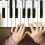 2 sets piano keyboard note strip for 61 keys with numbered notation 11