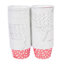 100Pièces Papier De Cuisson Rose Pour Mini Cupcakes Et Muffins